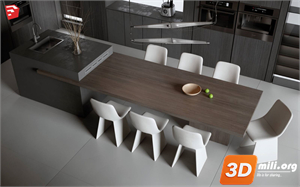 Kitchen island Skp Files